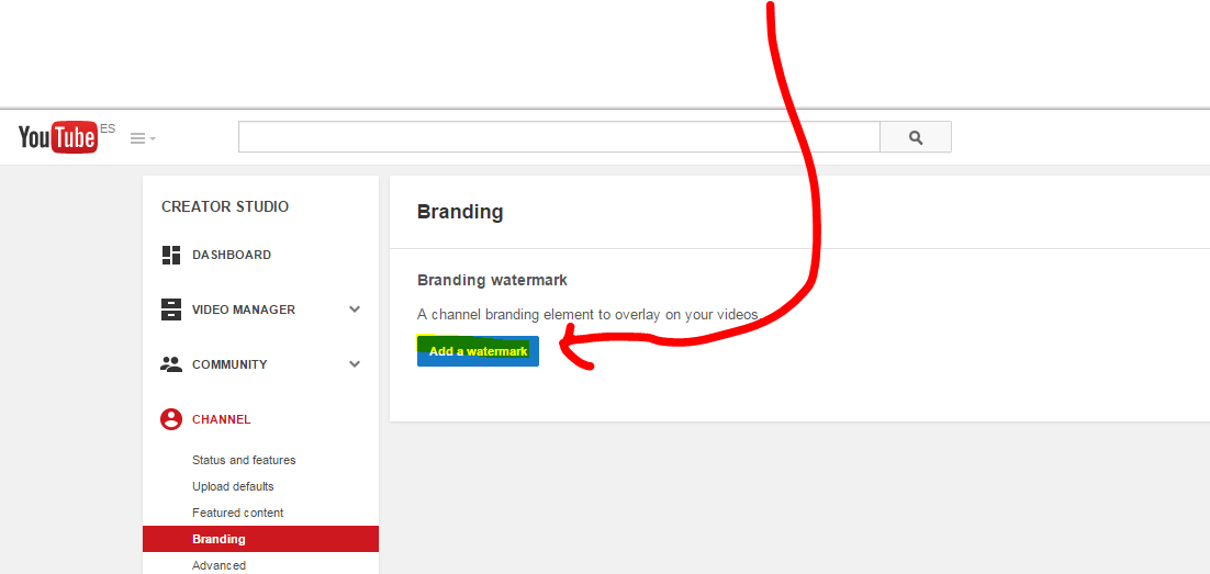 How to get a YouTube Logo watermar